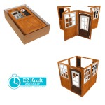 Casuta de joaca Garden View Kidkraft - din lemn pentru copii in gradina 